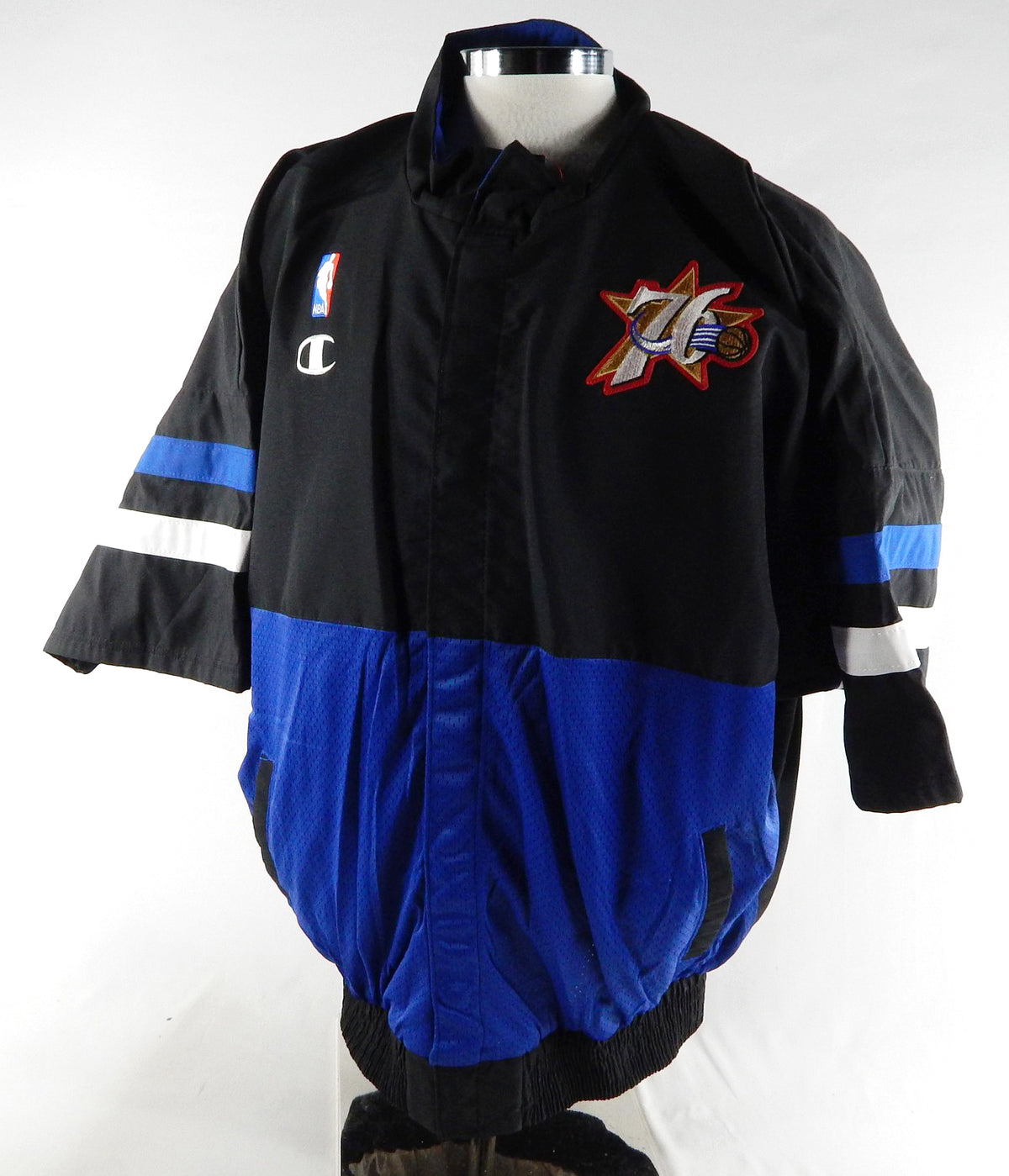 1998-99 Philadelphia 76ers Eric Snow #20 Game Issued Black Jacket 46 460