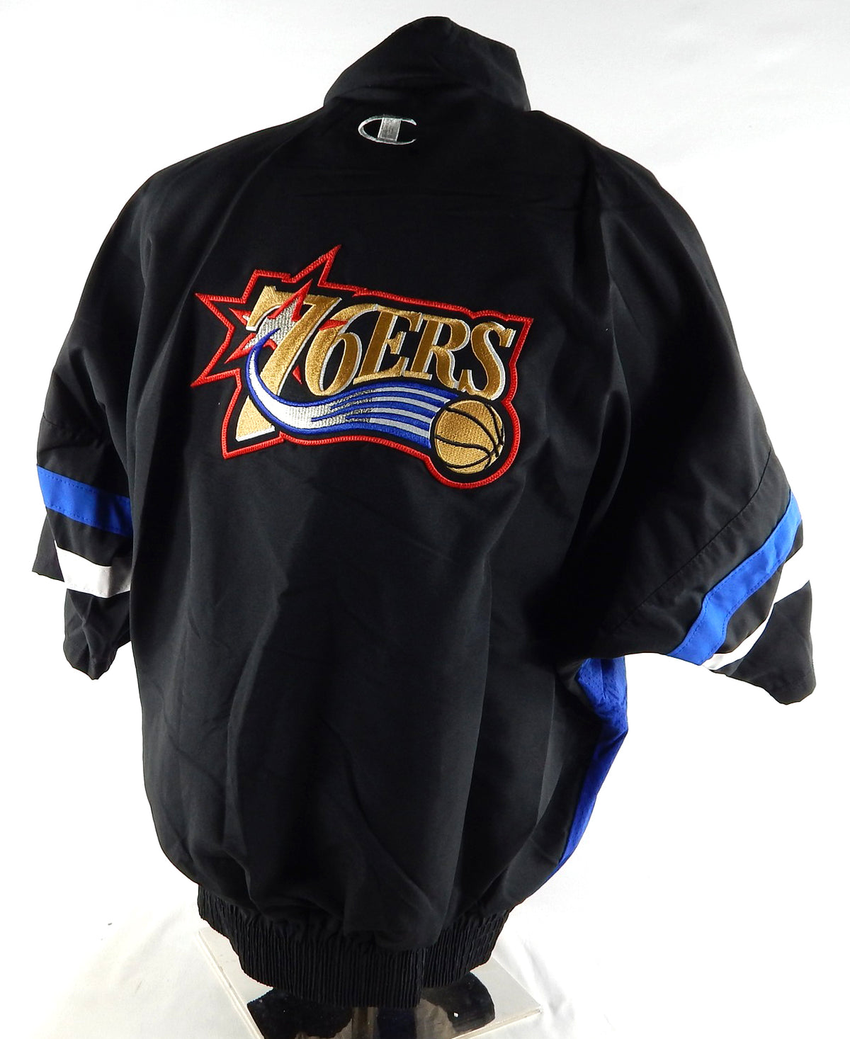 1998-99 Philadelphia 76ers Eric Snow #20 Game Issued Black Jacket 46 460 Pic2