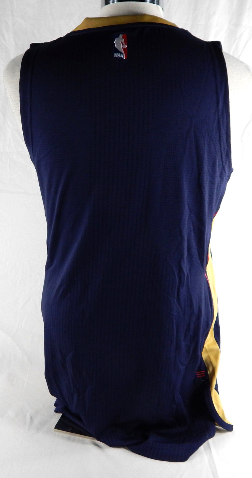 2014-15 New Orleans Pelicans Blank Game Issued Navy Jersey M 922 Pic2