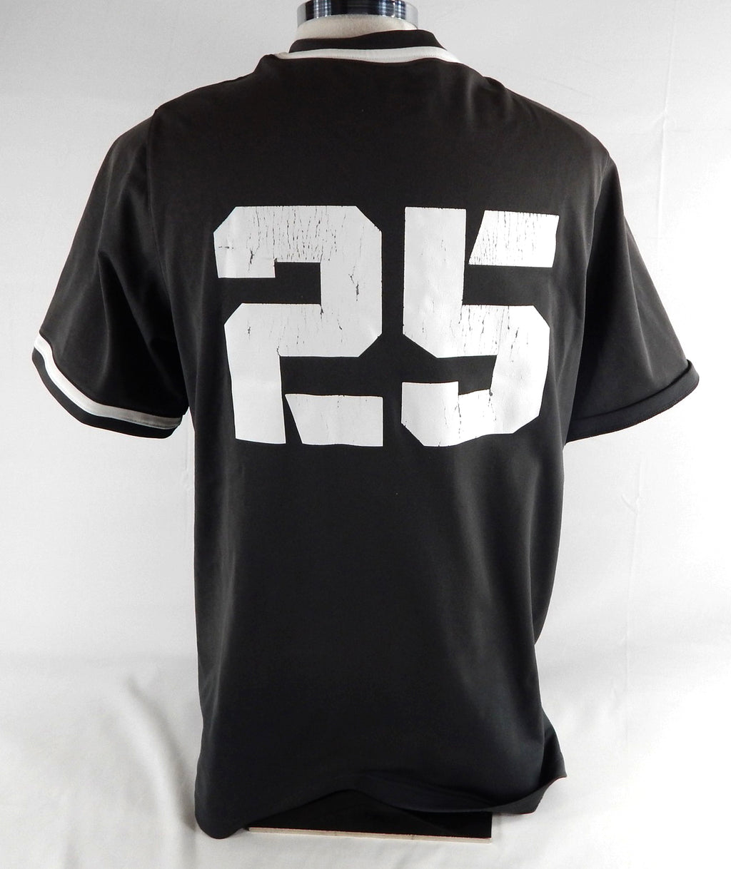 2020 Texas Christian TCU Frogs #25 Game Used Grey Practice Jersey Baseball L 688 Pic2