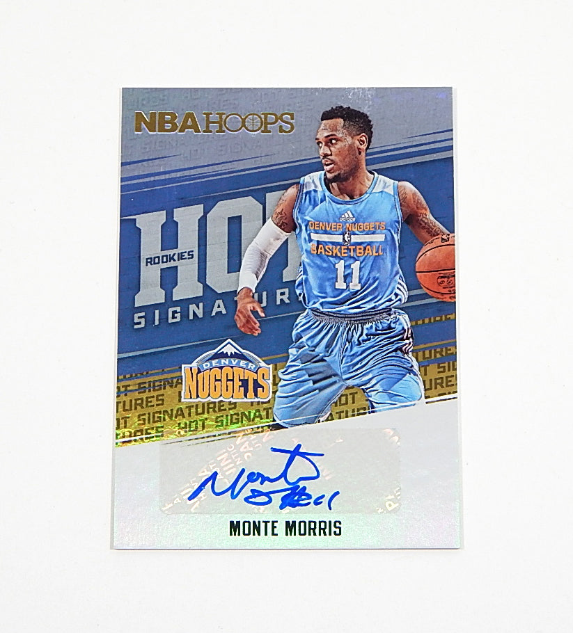 2017-18 Hoops Hot Signatures Rookies Monte Morris RC #33 Auto