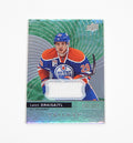 2017-18 Upper Deck Trilogy Green Leon Draisaitl #39 Worn Jersey /354