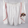 2006-09 Philadelphia 76ers Game Issued White Shorts 46 108