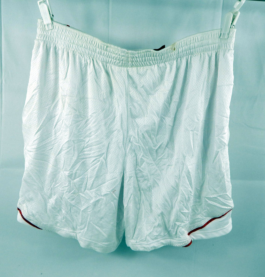 2006-09 Philadelphia 76ers Game Issued White Shorts 46 108 Pic2