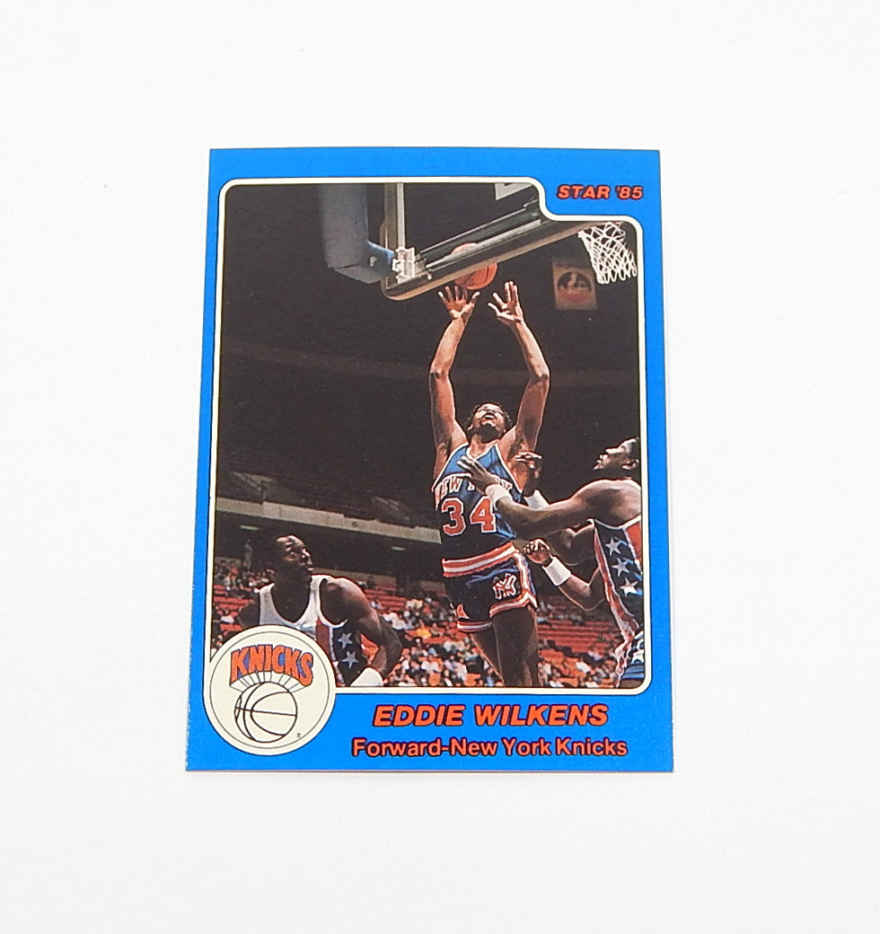 1984-85 Star Co. Eddie Wilkens #37 Knicks Nm/Mt