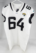 2020 Jacksonville Jaguars Coy Cronk #64 Game Issued White Jersey 46 919
