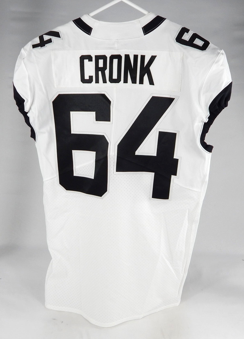 2020 Jacksonville Jaguars Coy Cronk #64 Game Issued White Jersey 46 919 Pic2