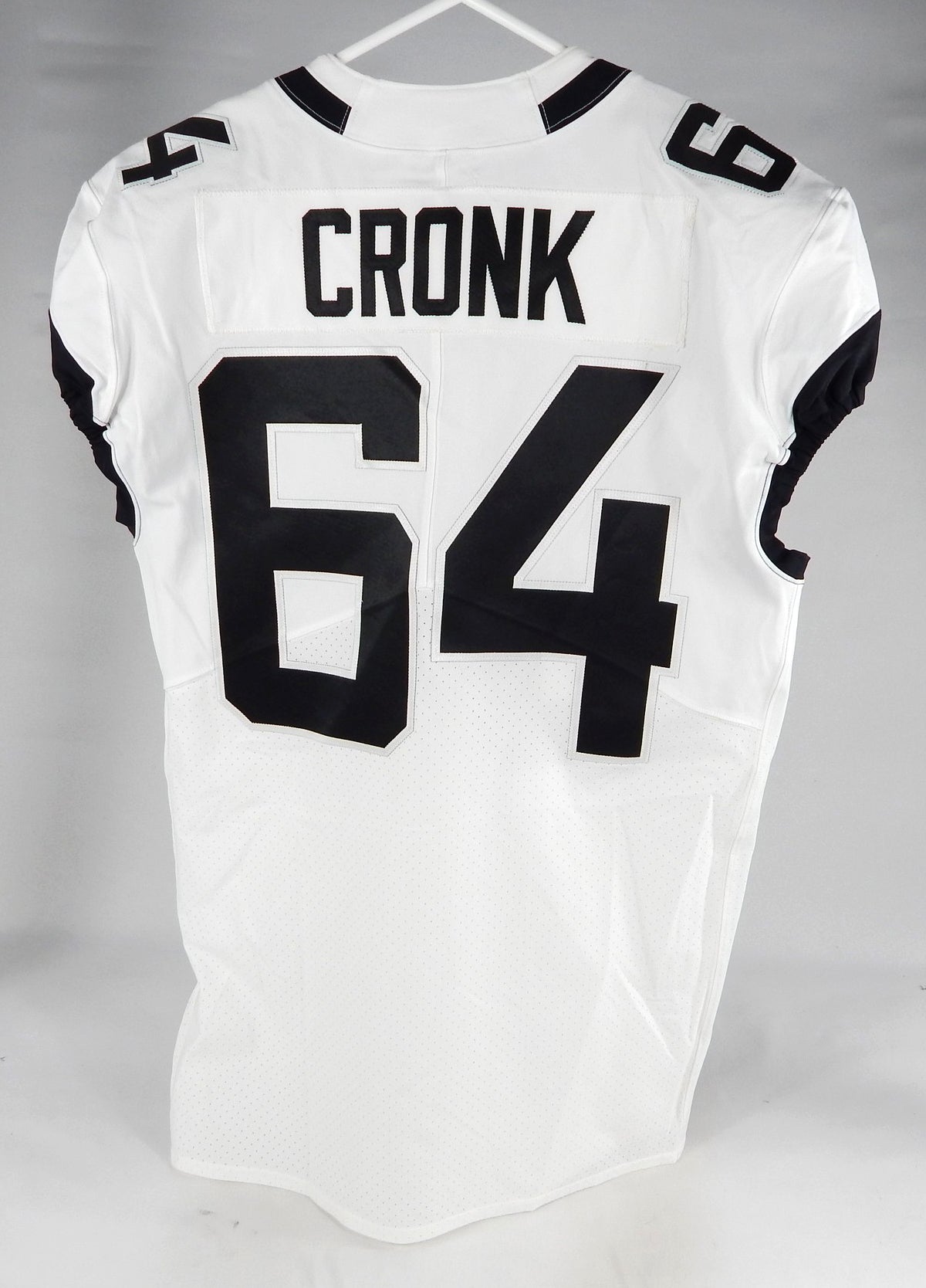 2020 Jacksonville Jaguars Coy Cronk #64 Game Issued White Jersey 46 919 Pic2
