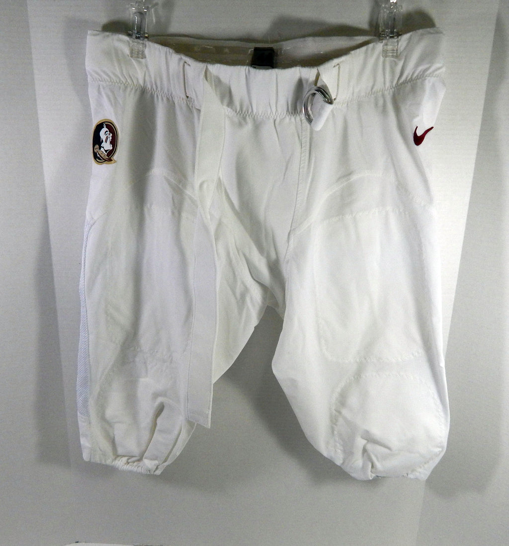 Florida State FSU Seminoles #94 Game Used White Pants 44 DP60877