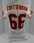 2002 Kansas City Chiefs Aaron Crittendon #66 Game Issued White Jersey DP10997