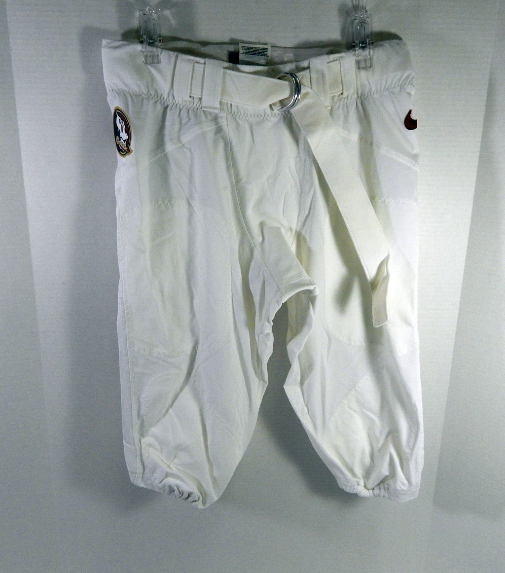 Florida State FSU Seminoles Game Used White Pants 36 DP60879