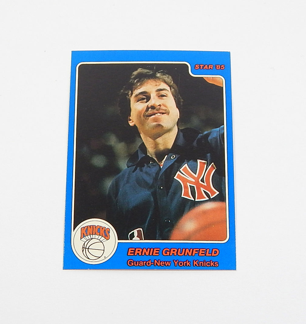 1984-85 Star Co. Ernie Grunfeld #31 Knicks Nm/Mt