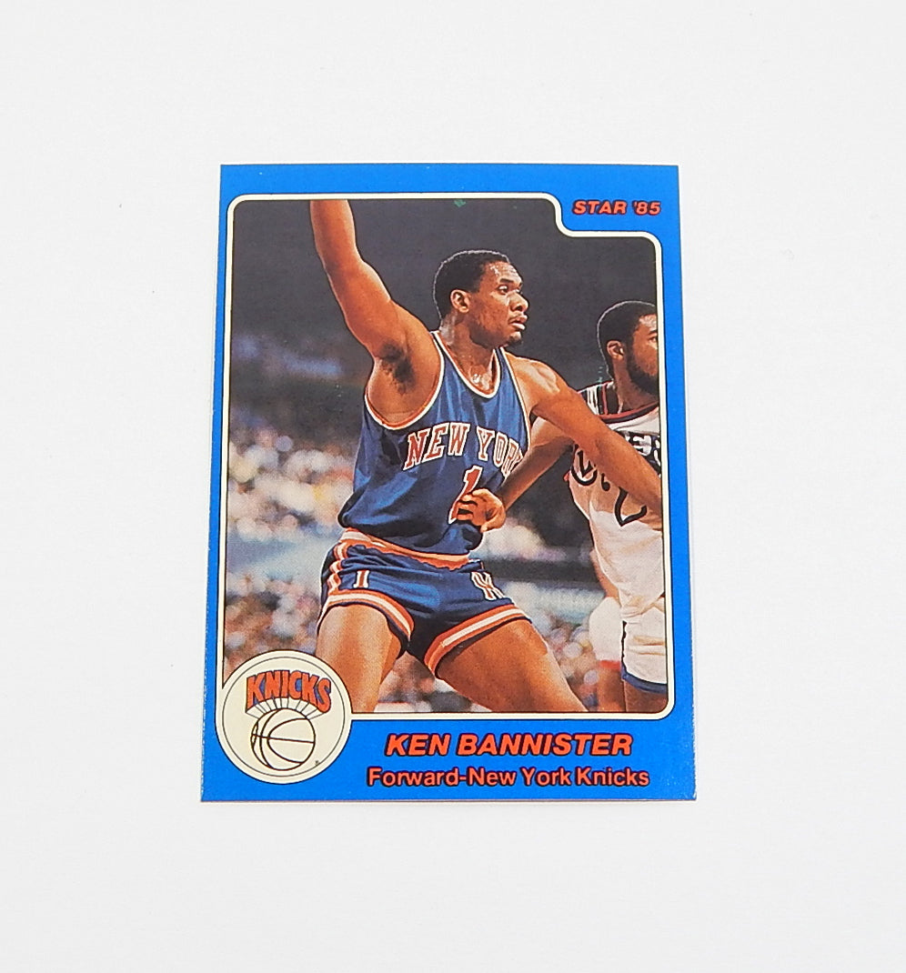 1984-85 Star Co. Ken Bannister #27 Knicks Nm/Mt