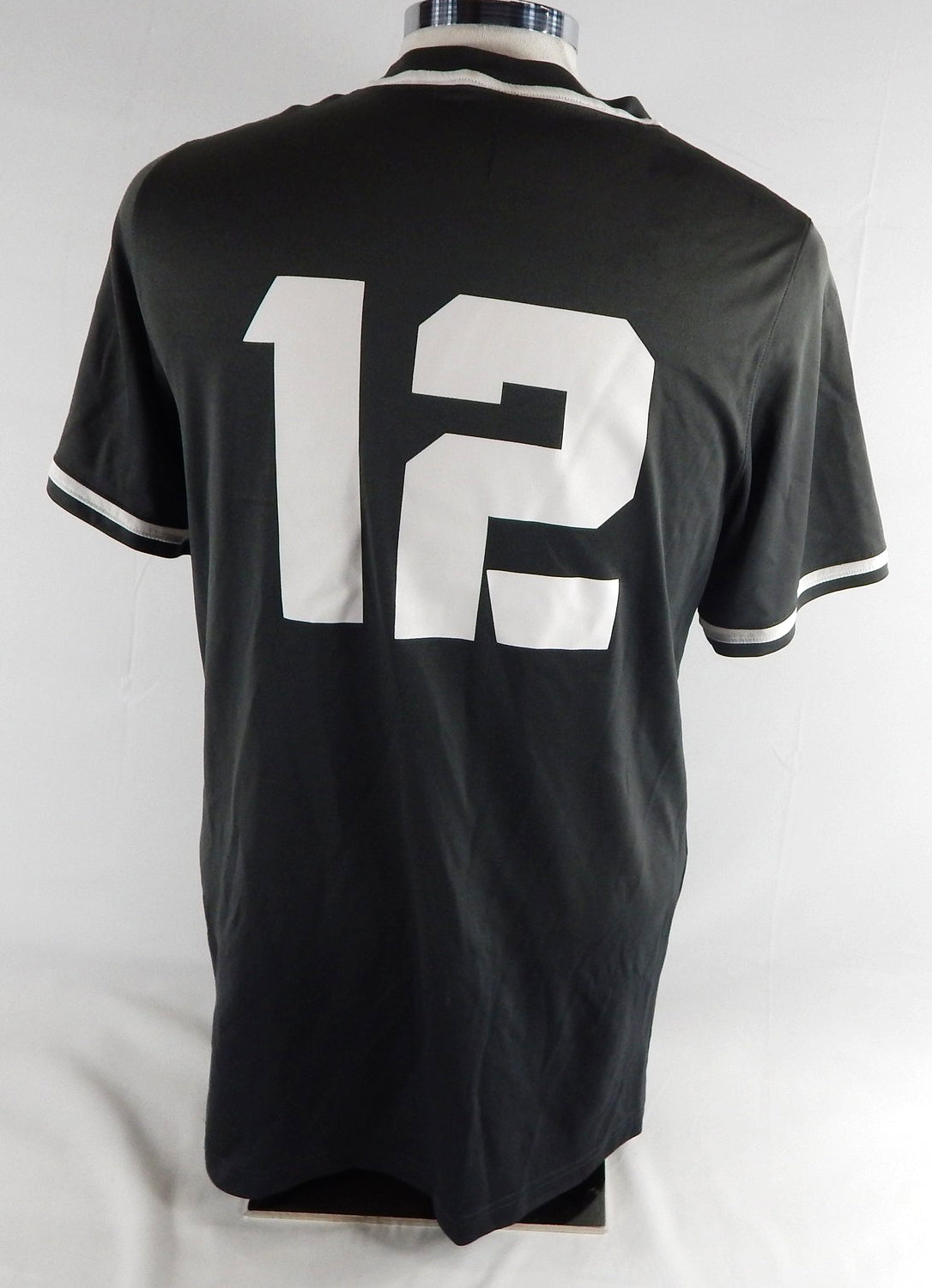 2020 Texas Christian TCU Frogs #12 Game Used Grey Practice Jersey Baseball L 691 Pic2