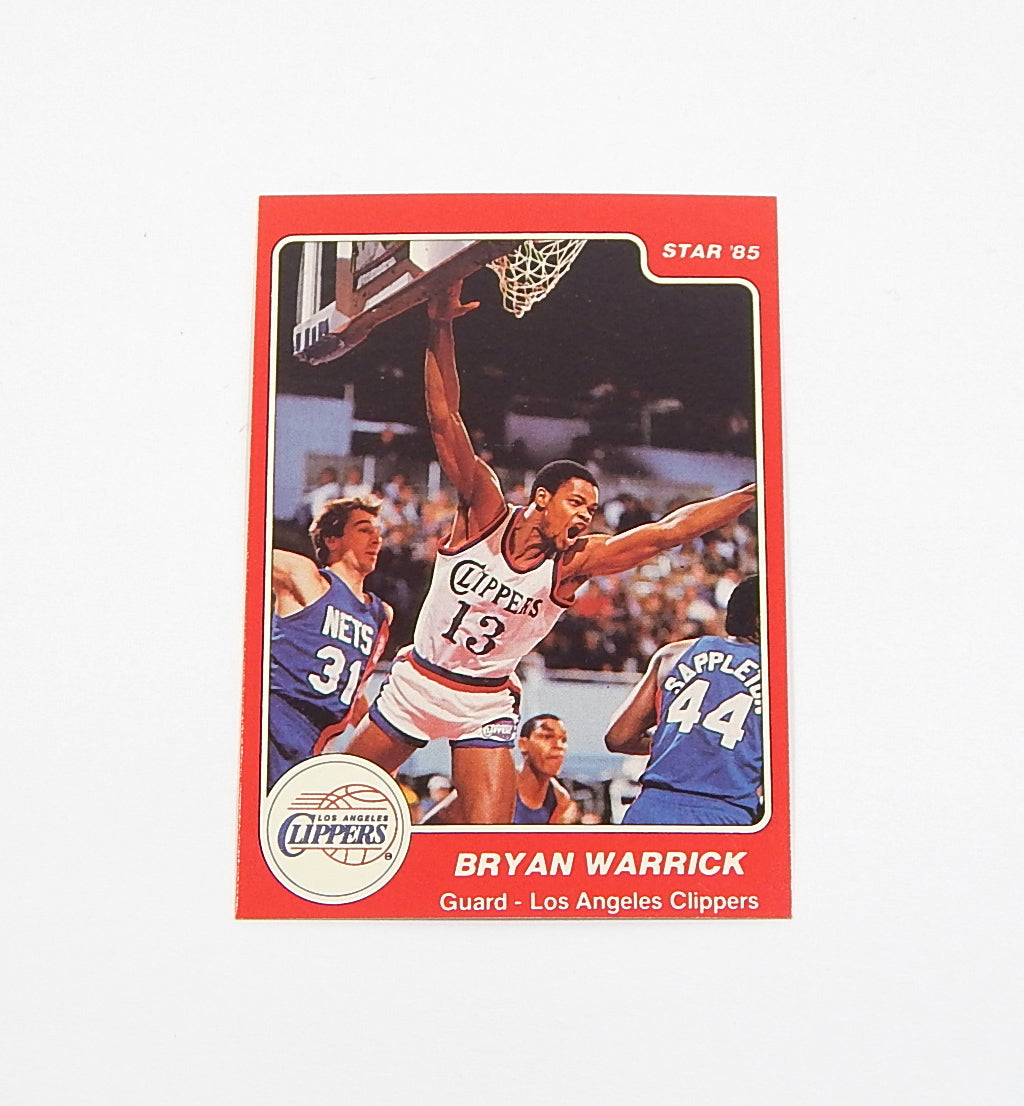 1984-85 Star Co. Bryan Warrick #23 Clippers Nm/Mt