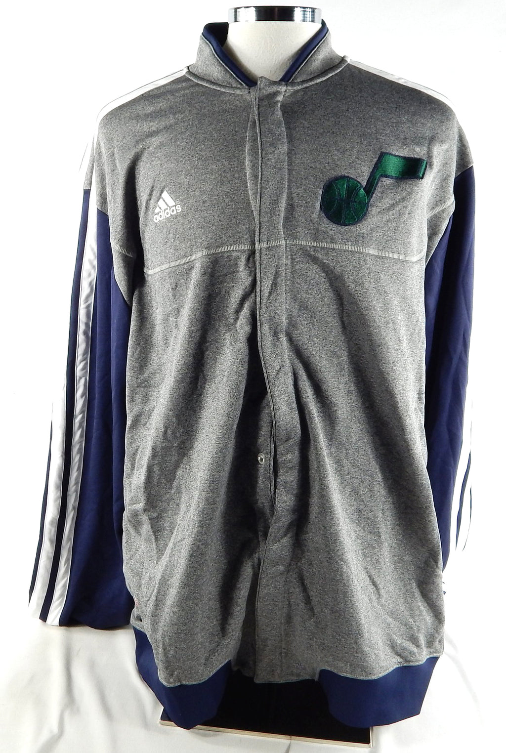2012-13 Utah Jazz Game Issued Gray Warm Up Jacket 3XL 467