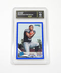 2019 Donruss Rated Rookie Press Proof Blue Josh Jacobs RC #308 GMA 10