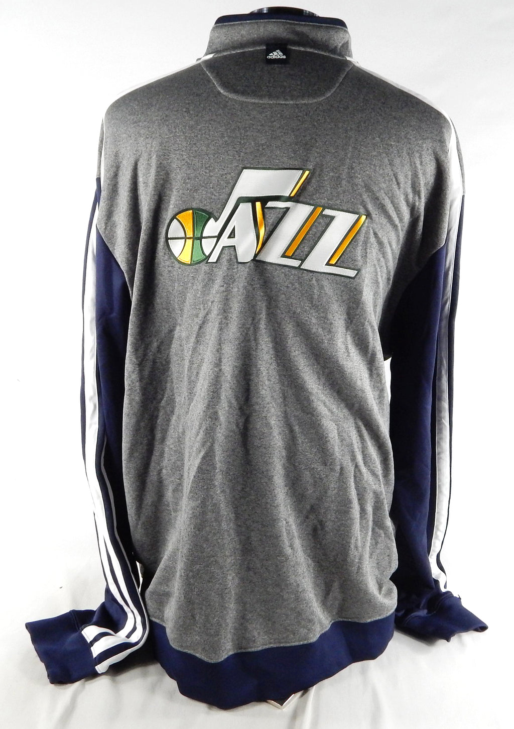 2012-13 Utah Jazz Game Issued Gray Warm Up Jacket 3XL 467 Pic2