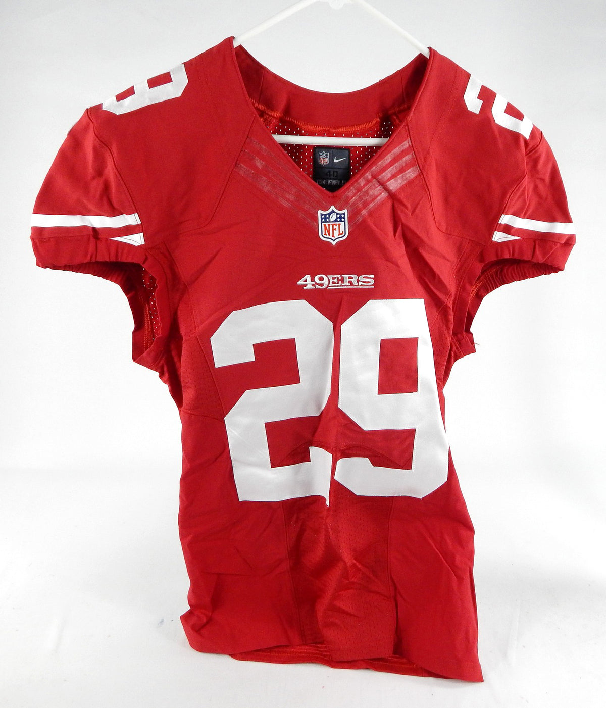 2014 San Francisco 49ers #29 Game Issued Red Jersey 40 DP70725