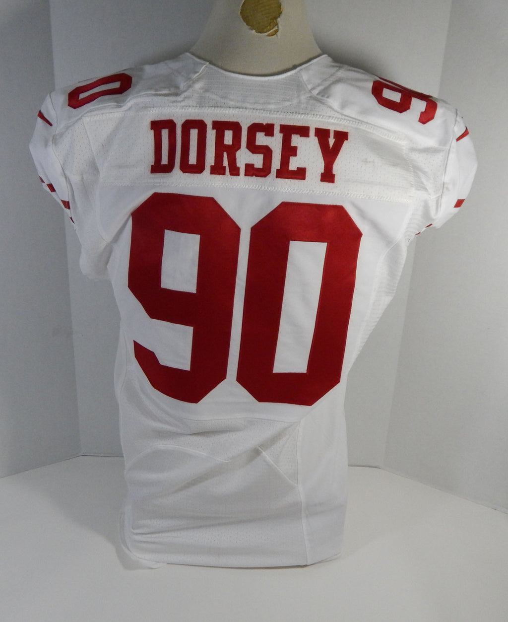 2016 San Francisco 49ers Glenn Dorsey #90 Game Issued White jersey DP16464 Pic2