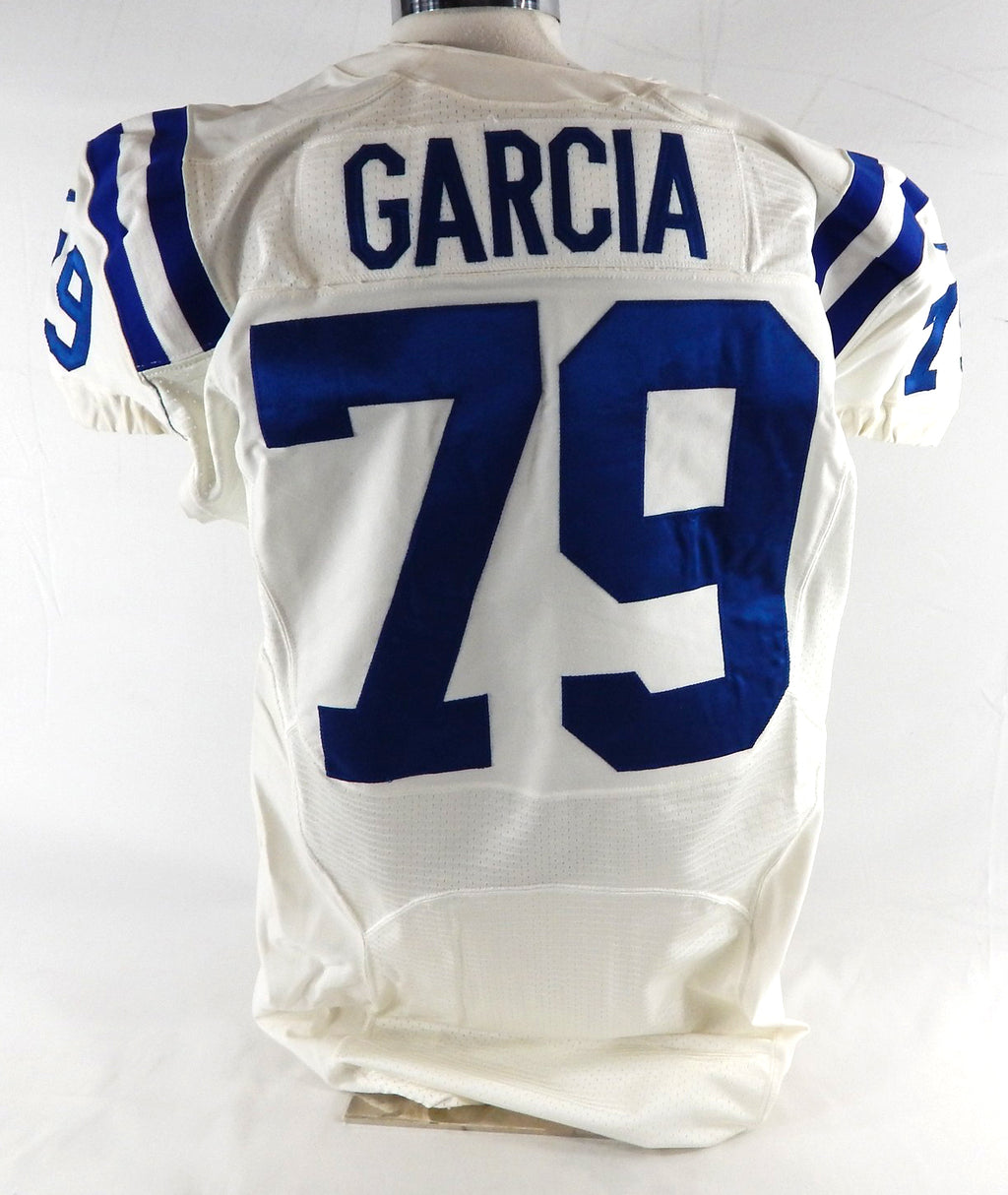 2012 Indianapolis Colts Antonio Garcia #79 Game Issued Pos Used White Jersey 9 Pic2