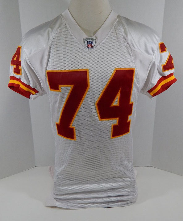 2002 Kansas City Chiefs Ian Allen #74 Game Issued White Jersey DP11000 Pic2