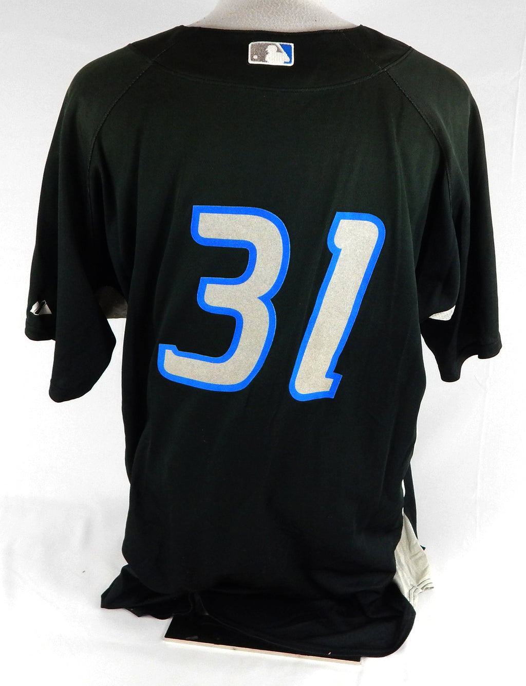 2007-10 Toronto Blue Jays #31 Game Used Black Jersey ST BP 48 674 Pic2