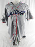 2018 Lakewood BlueClaws Damon Jones #55 Game Used Grey Jersey 52 747