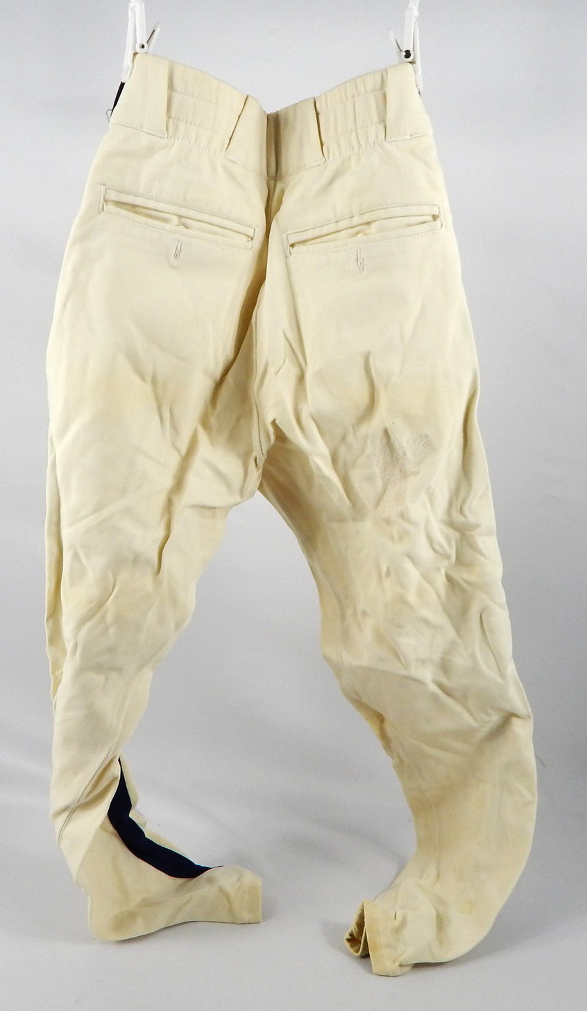 1993 Houston Astros Andujar Cendeno #10 Game Used Cream Pants 30 815 Pic2