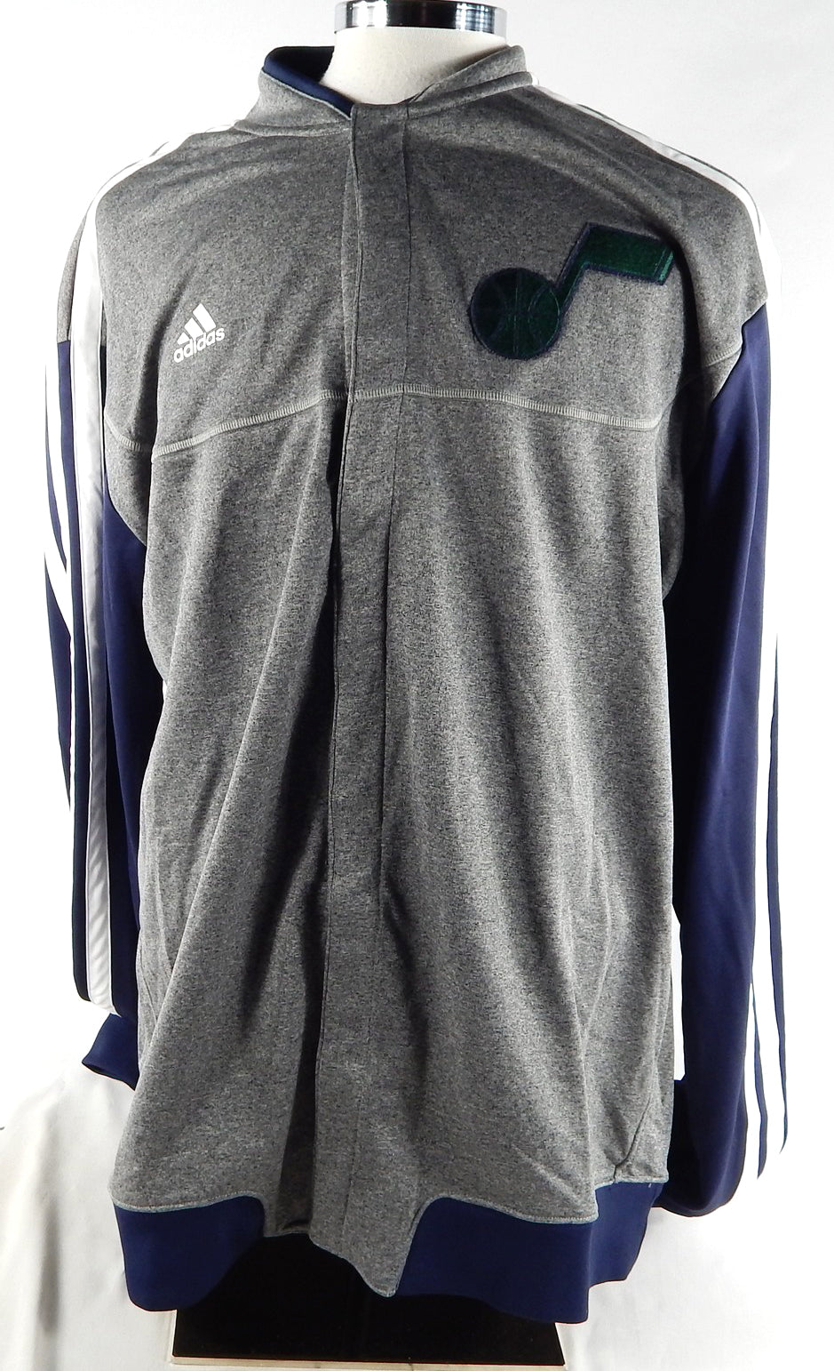 2012-13 Utah Jazz Game Issued Gray Warm Up Jacket 3XL 469