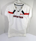 2019 Texas Tech Red Raiders Blank Game Issued White Jersey 44 DP48337