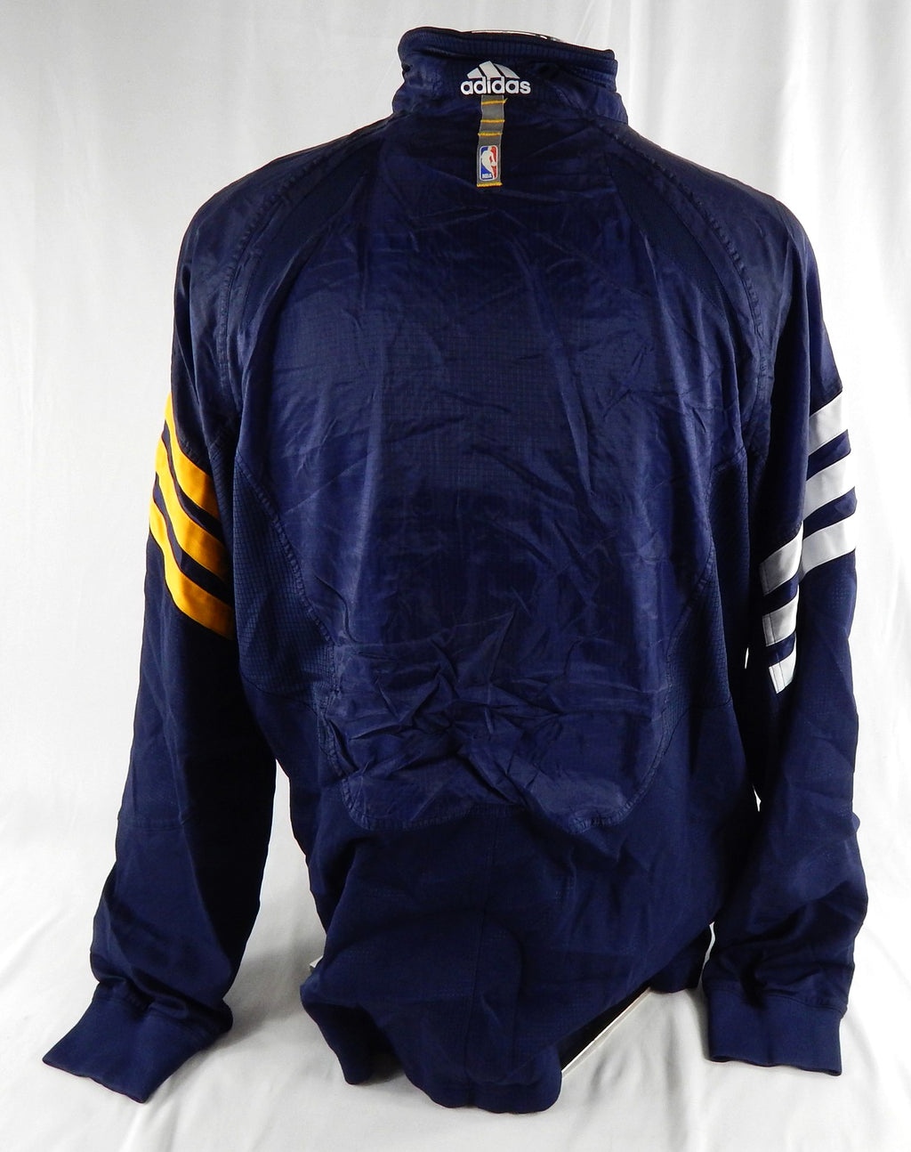 2011-12 Utah Jazz Alec Burks #10 Game Used Navy Warm Up Jacket XL 861 Pic2