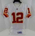 2002 Kansas City Chiefs Jonathan Quinn #12 Game Issued White Jersey DP11004