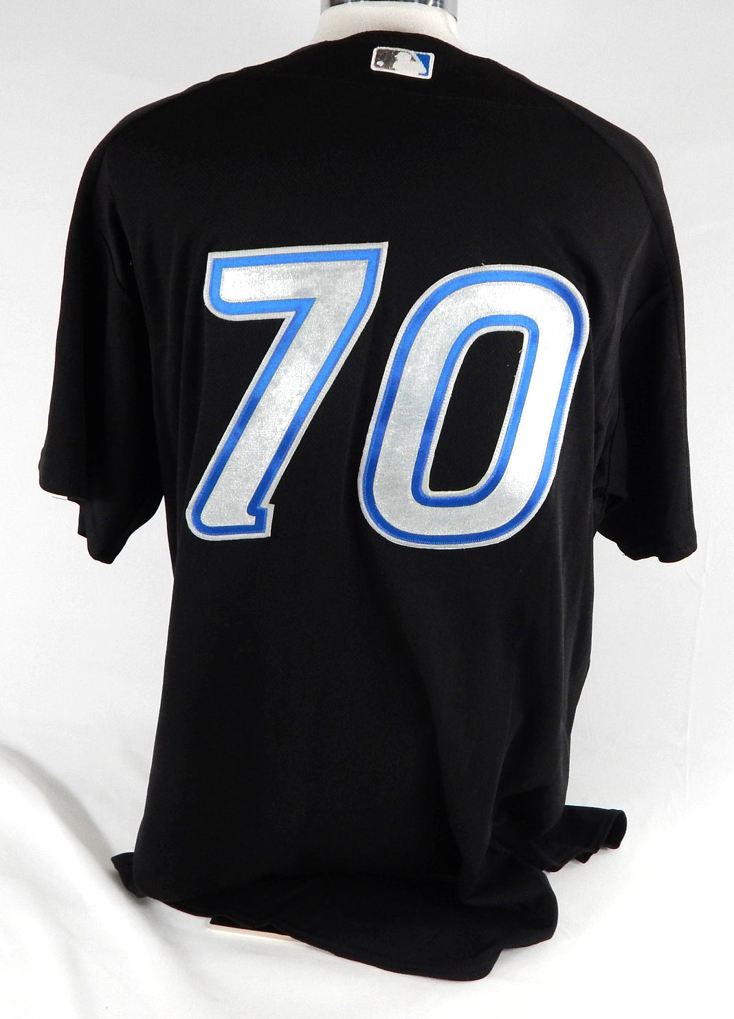 2007-10 Toronto Blue Jays #70 Game Used Black Jersey ST BP 677 Pic2