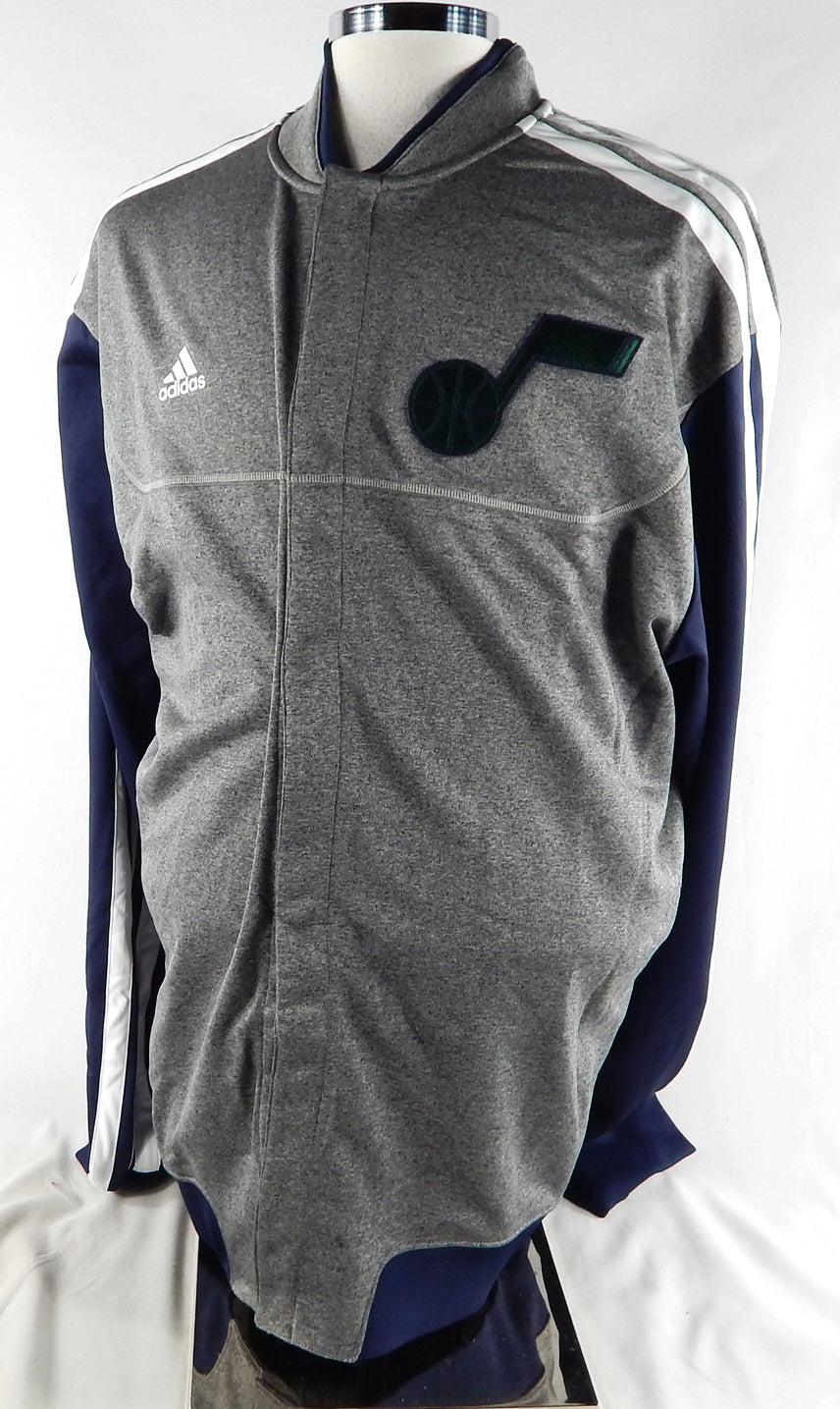 2012-13 Utah Jazz Game Issued Gray Warm Up Jacket 3XL 473