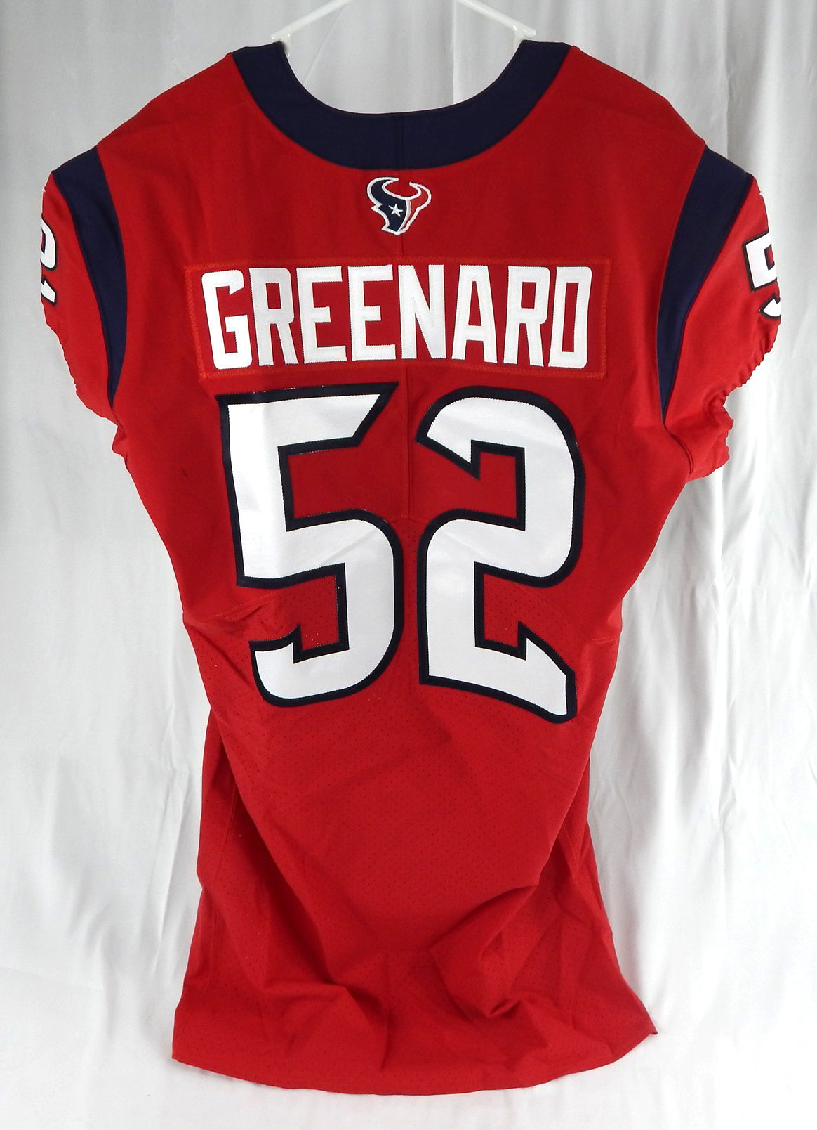 2020 Houston Texans Jonathan Greenard #52 Game Issued Red Jersey 46 970 Pic2