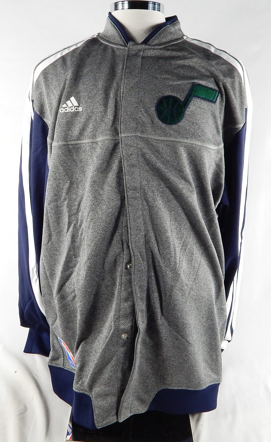 2012-13 Utah Jazz Game Issued Gray Warm Up Jacket 3XL 474