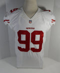 2014 San Francisco 49ers Aldon Smith #99 Game Issued White jersey DP16472