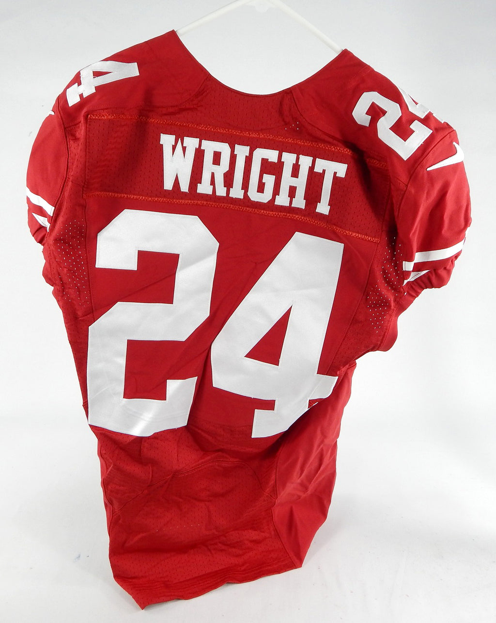 2015 San Francisco 49ers Shareece Wright #24 Game Issued Red Jersey 40 DP70733 Pic2