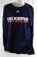 2000s Philadelphia 76ers Team Issued Blue Training Shirt 3XL 936