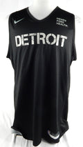 2024-25 Detroit Pistons Tim Hardaway Jr #8 Game Used Black Practice Jersey 9