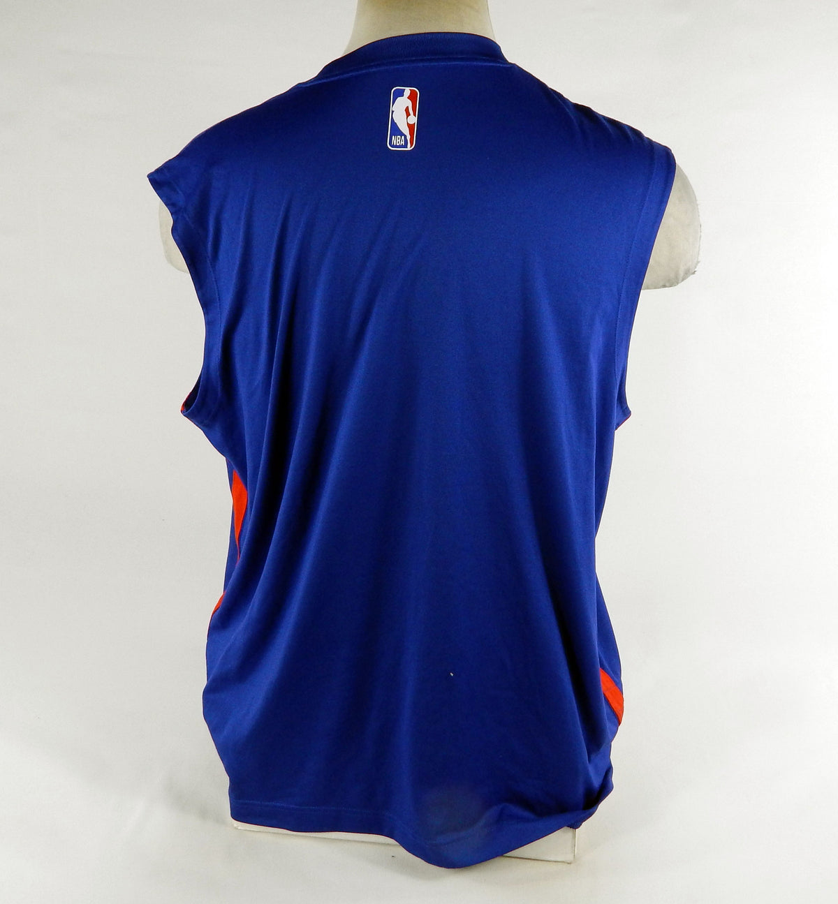 2023-24 Detroit Pistons Isaiah Livers #12 Game Used Blue Tank Top Shirt XL 2900 Pic2