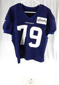 2022 Houston Texans Jimmy Morrissey #79 Game Used Navy Practice Jersey 2XL 974
