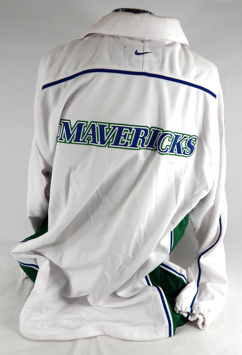 2001-02 Dallas Mavericks Game Issued White Warm Up Jacket 3XL 229 Pic2