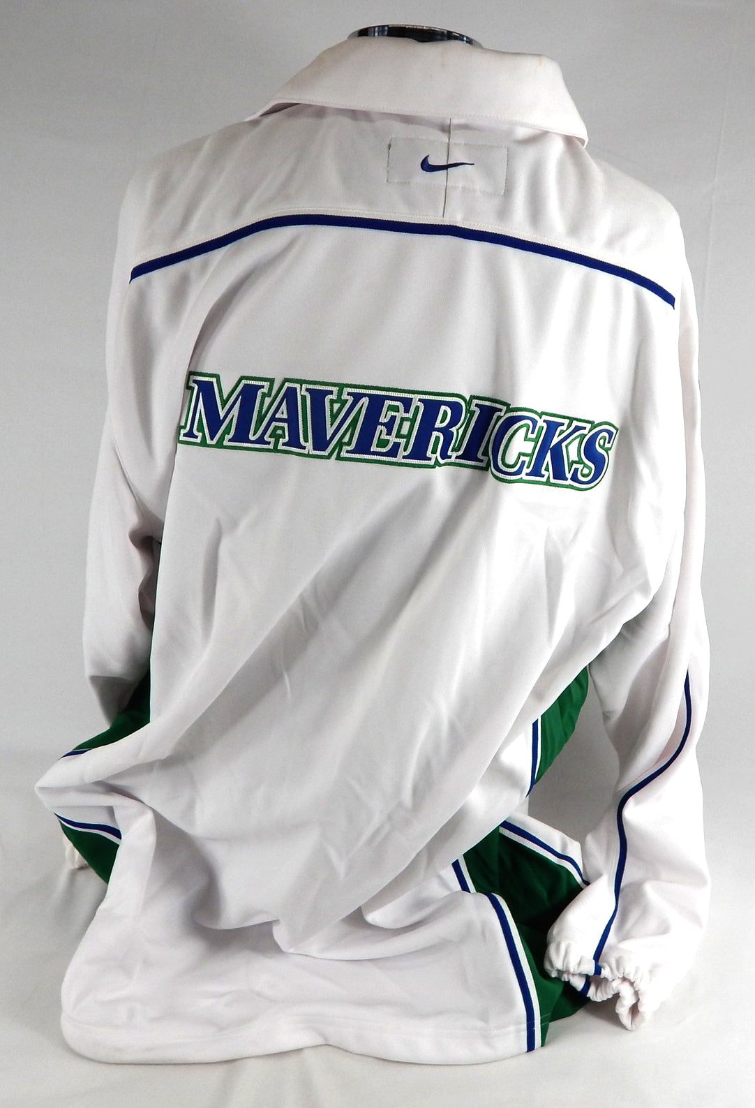 2001-02 Dallas Mavericks Game Issued White Warm Up Jacket 3XL 229 Pic2