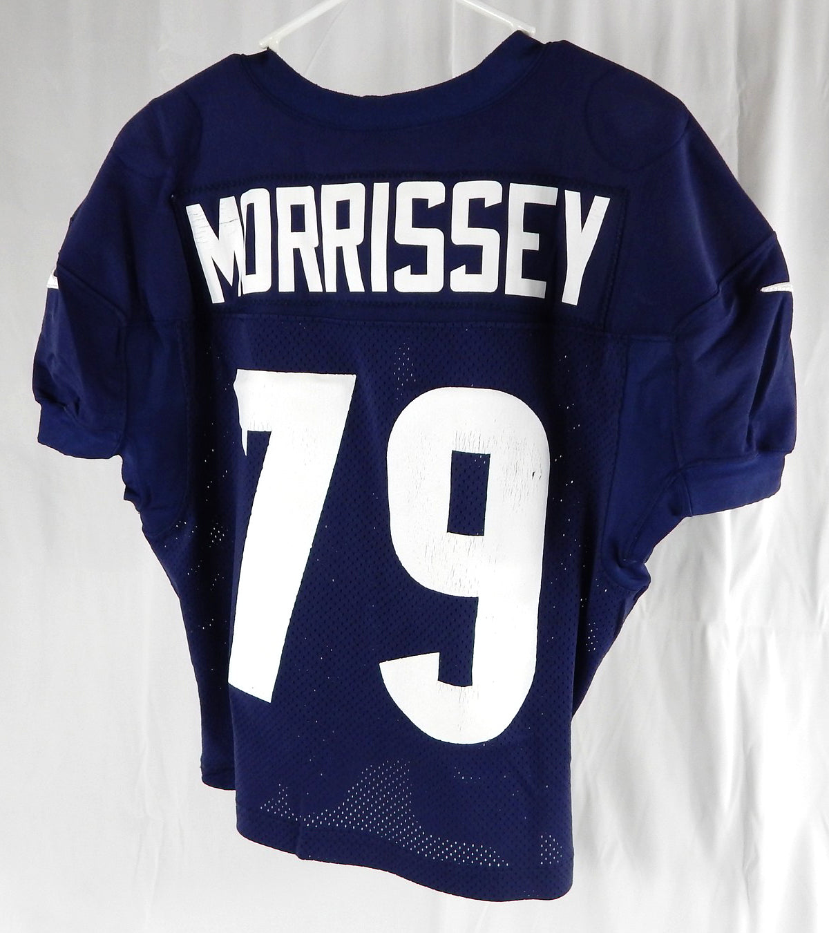 2022 Houston Texans Jimmy Morrissey #79 Game Used Navy Practice Jersey 2XL 974 Pic2