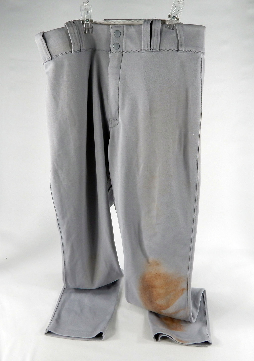 2023 New York Yankees Estevan Florial #90 Game Issued Pos Used Grey Pants 35- 8