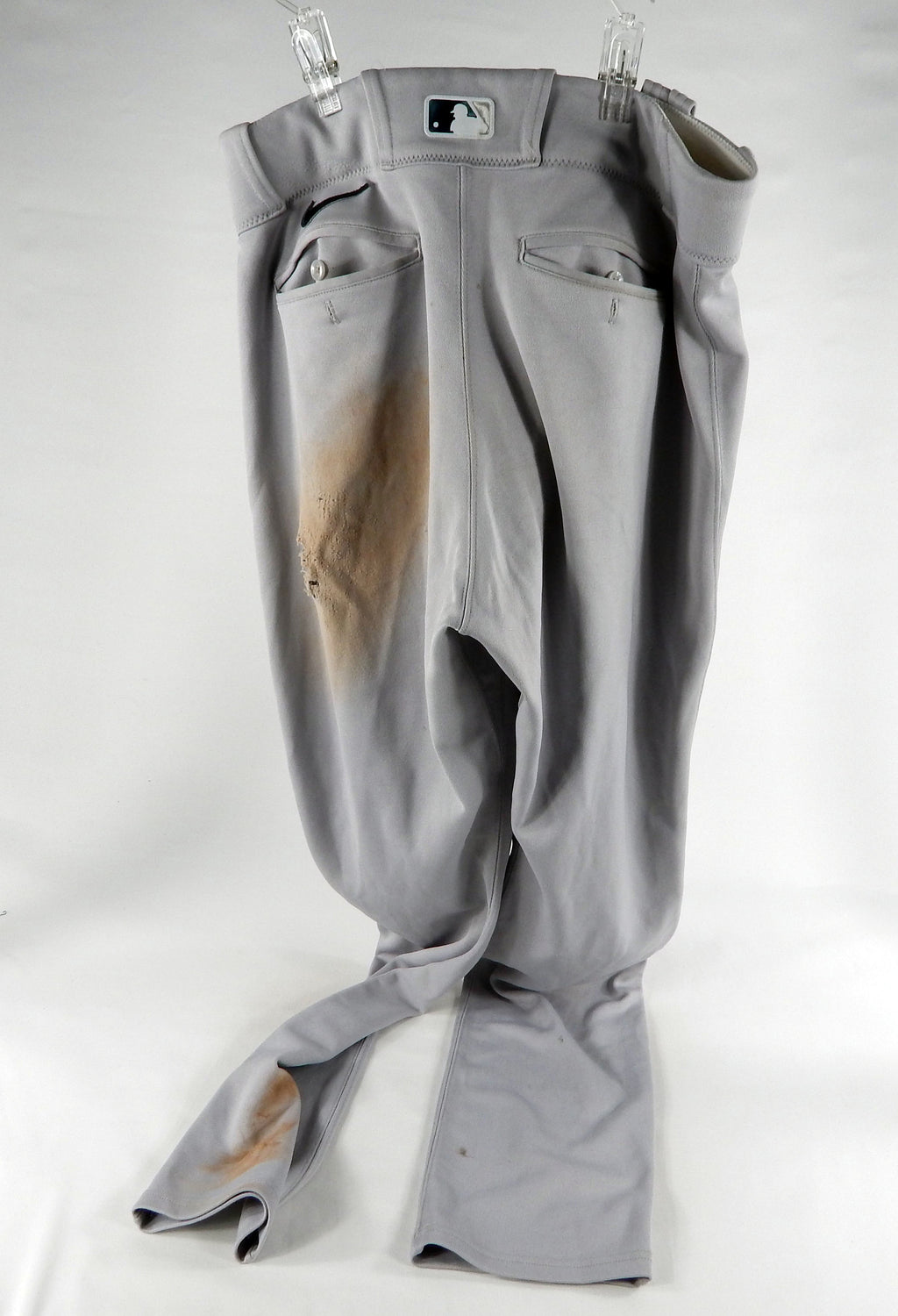 2023 New York Yankees Estevan Florial #90 Game Issued Pos Used Grey Pants 35- 8 Pic2