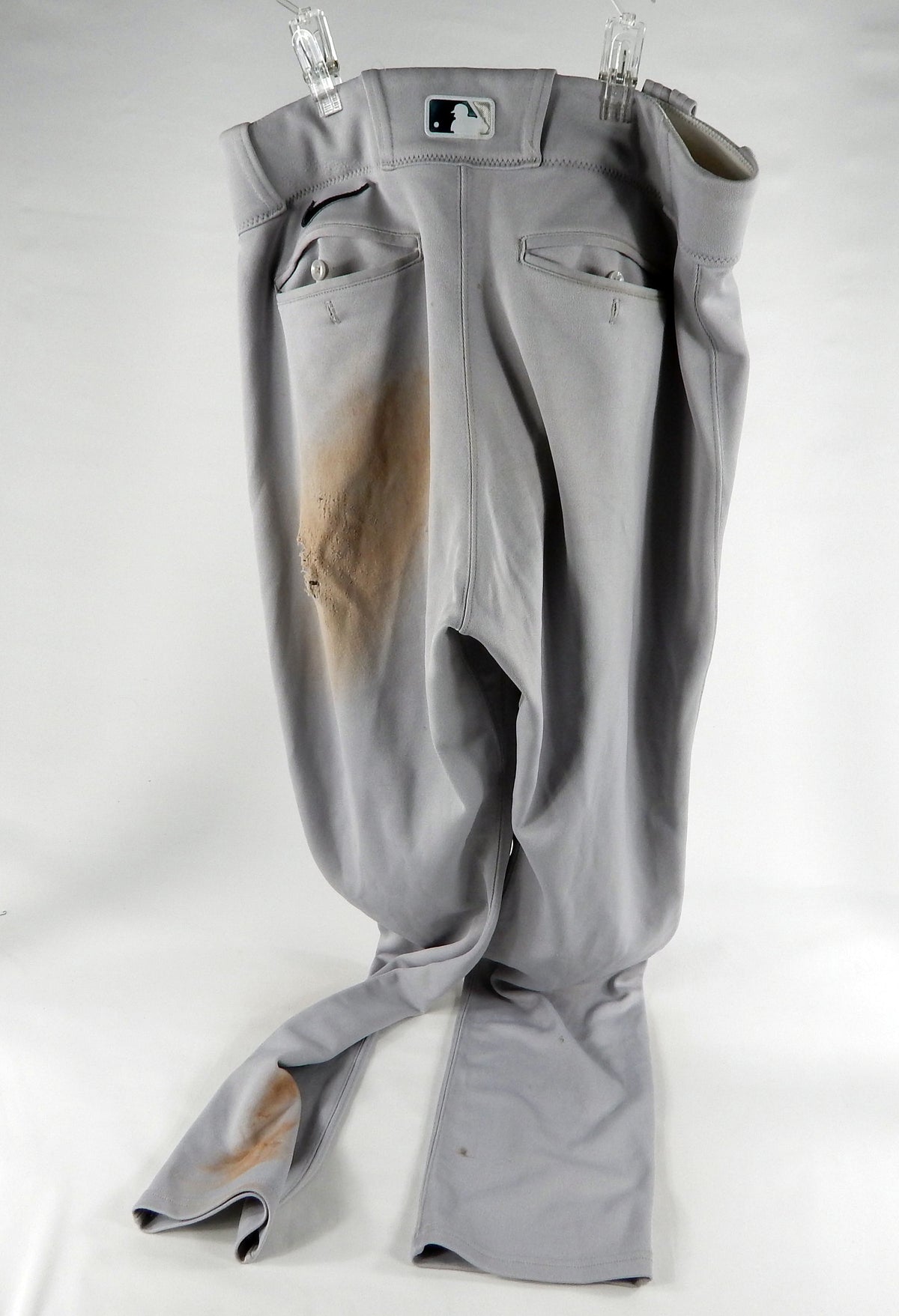 2023 New York Yankees Estevan Florial #90 Game Issued Pos Used Grey Pants 35- 8 Pic2
