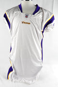2010 Minnesota Vikings Blank Game Issued White Jersey 50 DP86466